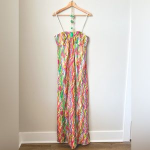 Lilly Pulitzer Claudie Silk Maxi Dripping in Jewels Print - Size 10